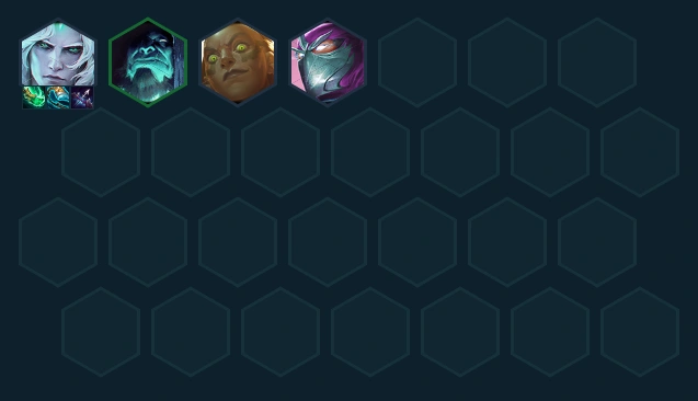 Hình ảnh mô tả form def máu lv4 hướng đến lối chơi của vị tướng Kalista DTCL mùa 16