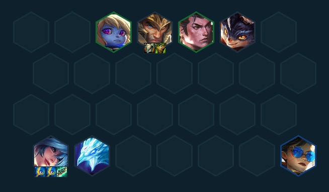 Hình ảnh mô tả Form bài Galio DTCL mùa 16 ở Lv7