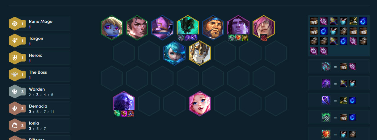 Ryze Đảo Bóng Đêm DTCL 16