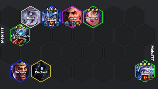 Tryndamere Ashe Reroll DTCL mùa 16