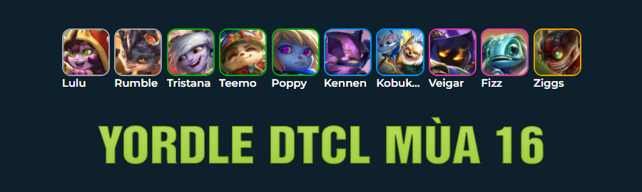 Yordle DTCL Mùa 16