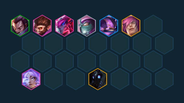 đội hình Yasuo Yone Ionia Reroll trong DTCL Mùa 16