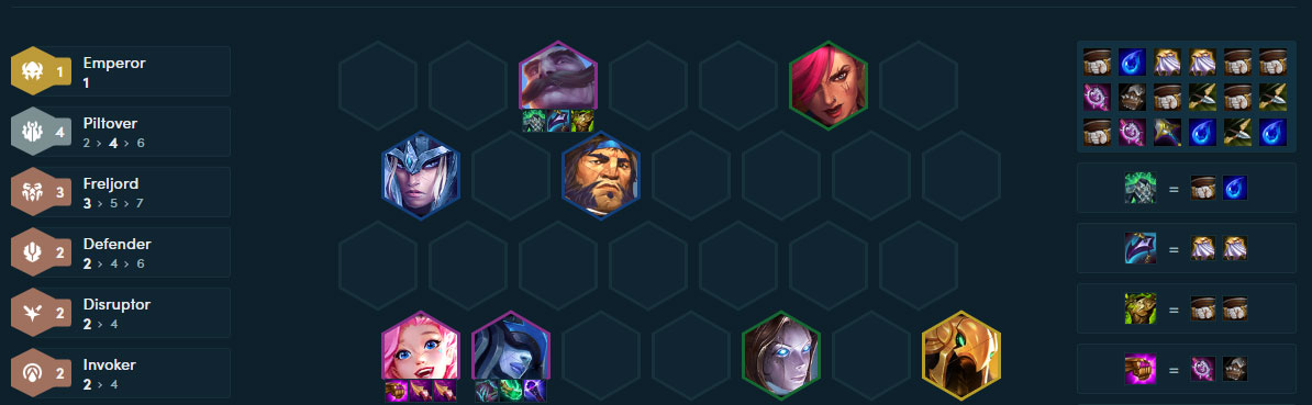 Đội Hình Seraphine Lissandra Piltover DTCL mùa 16