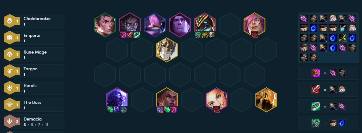 Đội Hình Sylas Ryze Mel Demacia TFT Set 16