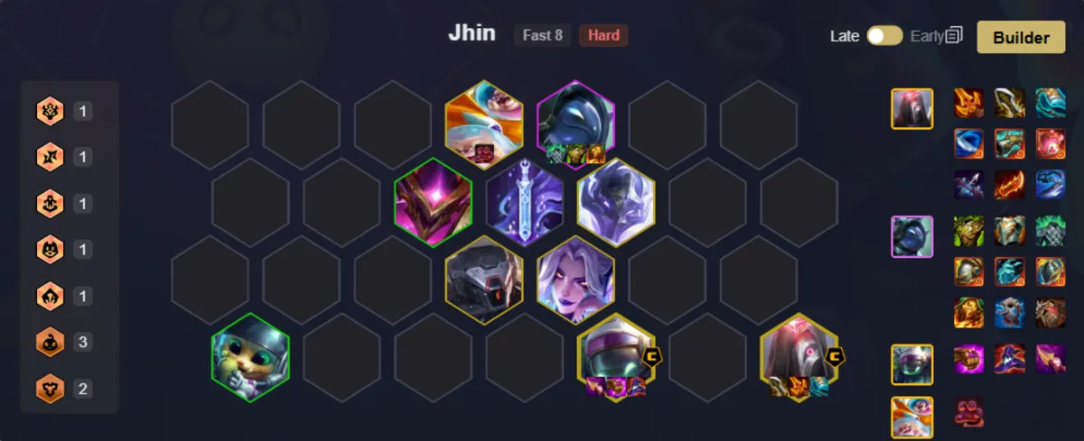 Jhin Exodia dtcl 17
