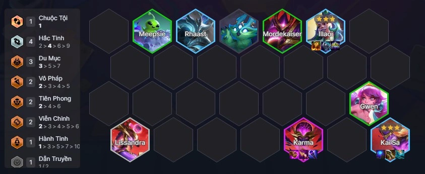 KaiSa Illaoi Hắc Tinh TFT mùa 17