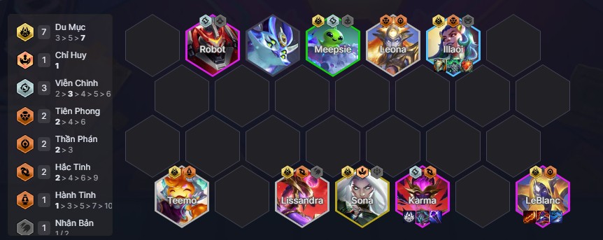 LeBlanc Karma 7 Du Mục TFT mùa 17
