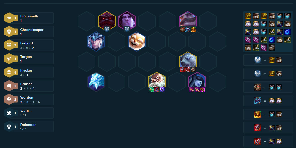 Lissandra 7 Freljord TFT mùa 16