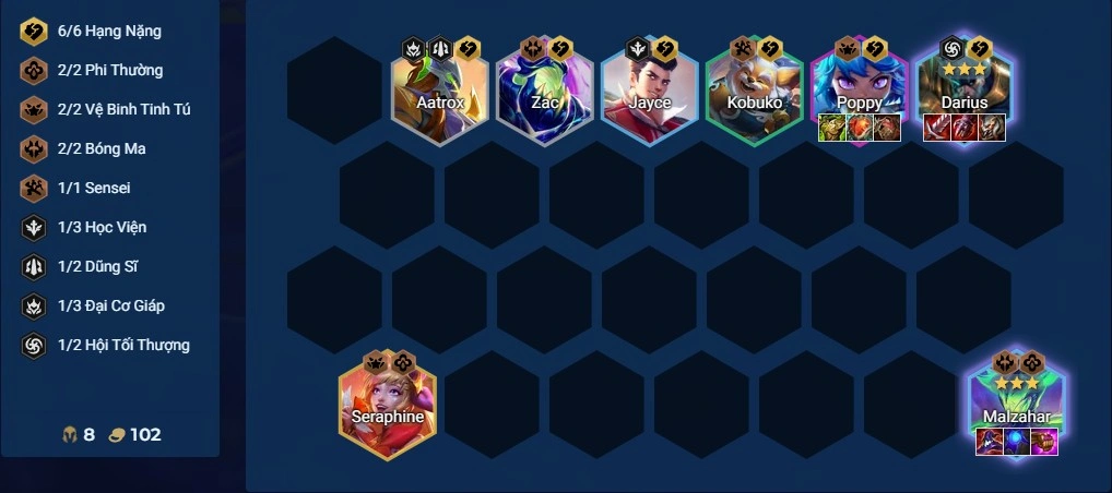 Darius Malzahar Hạng Nặng DTCL mùa 15