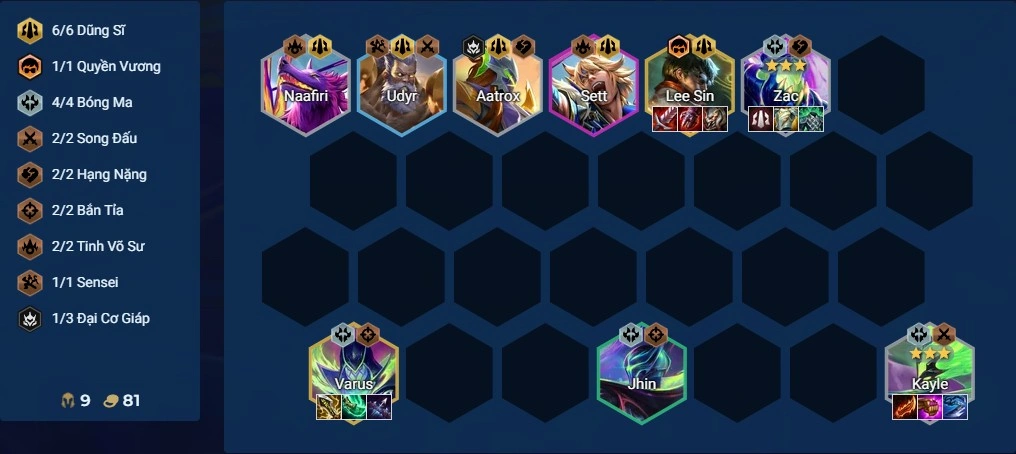 Kayle Dũng Sĩ Bóng Ma TFT mùa 15