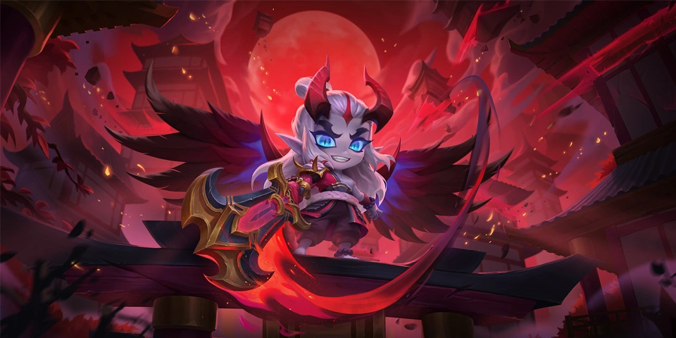 Linh thú Aatrox Huyết Nguyệt Tí Nị TFT