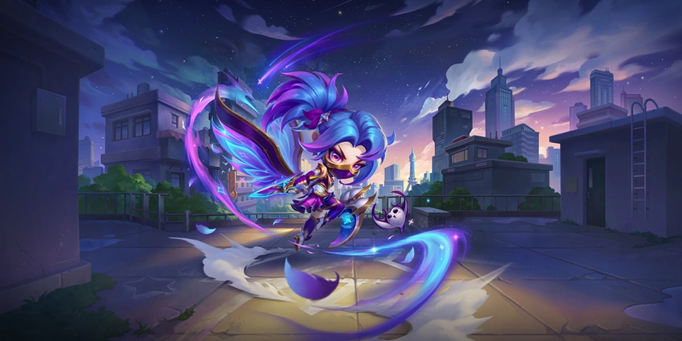 Linh thú Akali Vệ Binh Tinh Tú Tí Nị TFT
