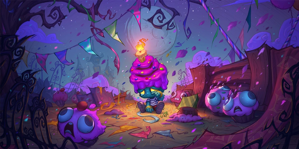 Linh thú Amumu Tiệc Bất Ngờ Tí Nị TFT