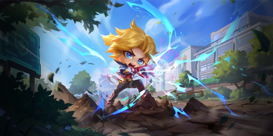 Linh thú Ezreal Học Viện Chiến Binh Tí Nị TFT