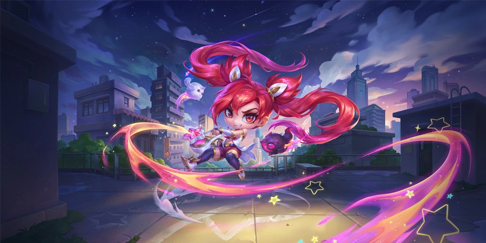 Linh thú Jinx Vệ Binh Tinh Tú Tí Nị TFT
