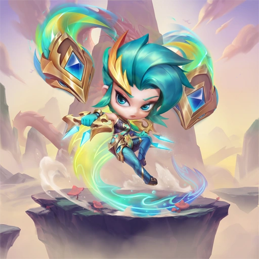 Linh thú Kai'Sa Long Nữ Tí Nị TFT