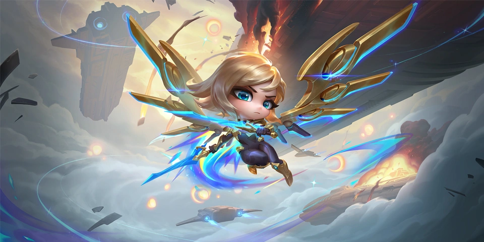 Linh thú Kayle Thiên Sứ Công Nghệ Tí Nị TFT