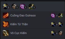 trang bị kalista mùa 15