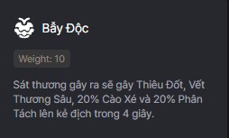 Trái Ác Quỷ Bẫy Độc TFT mùa 15