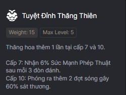 Trái thức tỉnh Tuyệt Đỉnh Thăng Thiên tft mùa 15