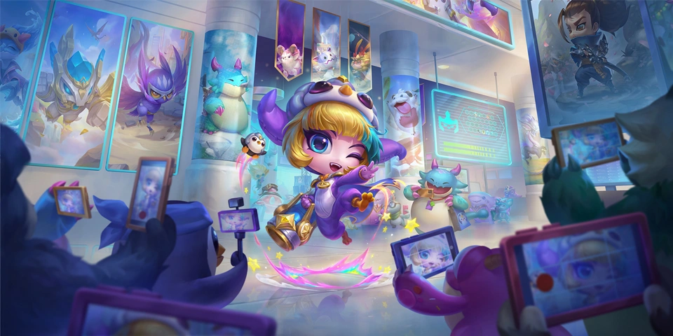 Linh thú Tristana Pháo Thủ Pengu Tí Nị