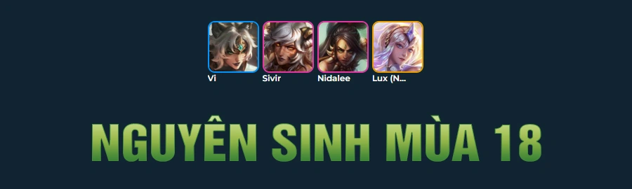 Tổng Hợp Đội Hình Nguyên Sinh DTCL Mùa 18