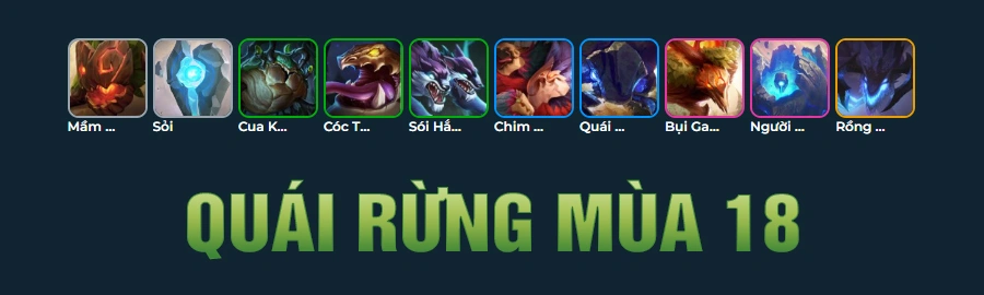 Tổng Hợp Đội Hình Quái Rừng DTCL Mùa 18