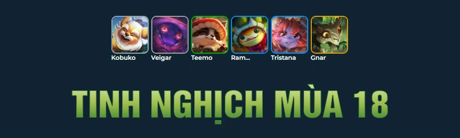 Tổng Hợp Đội Hình Tinh Nghịch DTCL Mùa 18