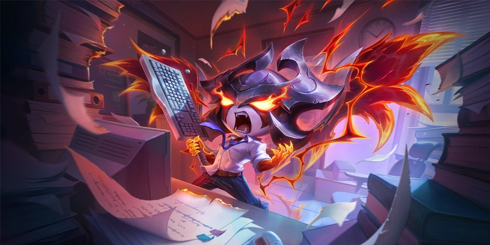 Linh thú Aatrox Công Sở Tí Nị tft