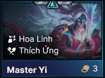 Master Yi tft mùa 18